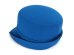 画像2: 女子ハイバック帽　ブルー　帽章付き (2)