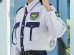 画像1: 夏　警備用空調服　GK413長袖シャツ　ホワイト　ツートン（服地のみ　機械は別売りです） (1)