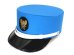 画像1: ドゴール帽　青色（ブルー）　帽章付き (1)