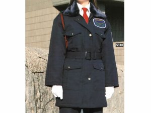 画像1: 施設警備用　防寒コート　婦人用