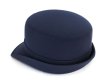 画像2: 女子ハイバック帽　紺　　帽章付き (2)