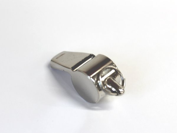 警笛 カネ（金属製） 小（全長4cmx幅1.8cm） - 警備用品・防犯