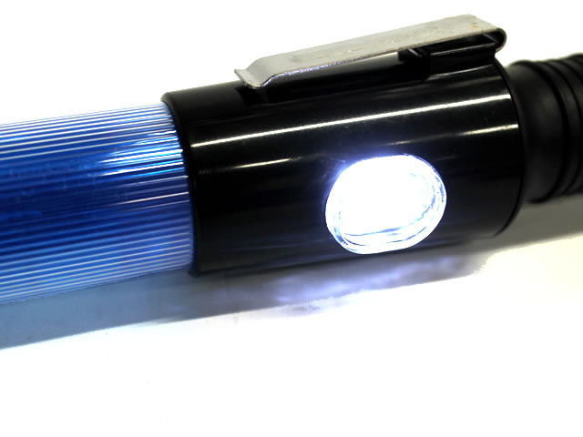 工事灯 保安灯 120個 LEDソーラー 誘導灯 青色 強力 ライト - 2