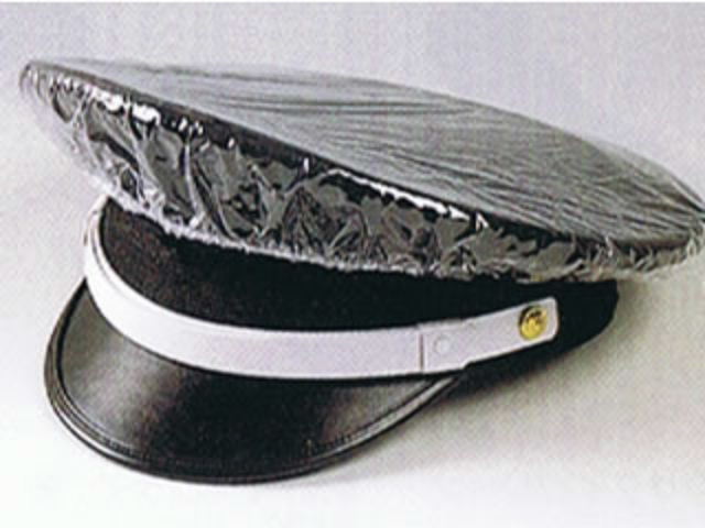 制帽カバー ビニール（雨覆） クリア - 警備用品・防犯用品 プロショップ 株式会社タンタカ